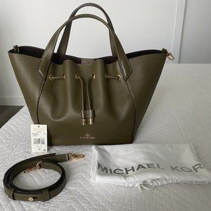 Michael Kors Phoebe Large Leather Grab Tote